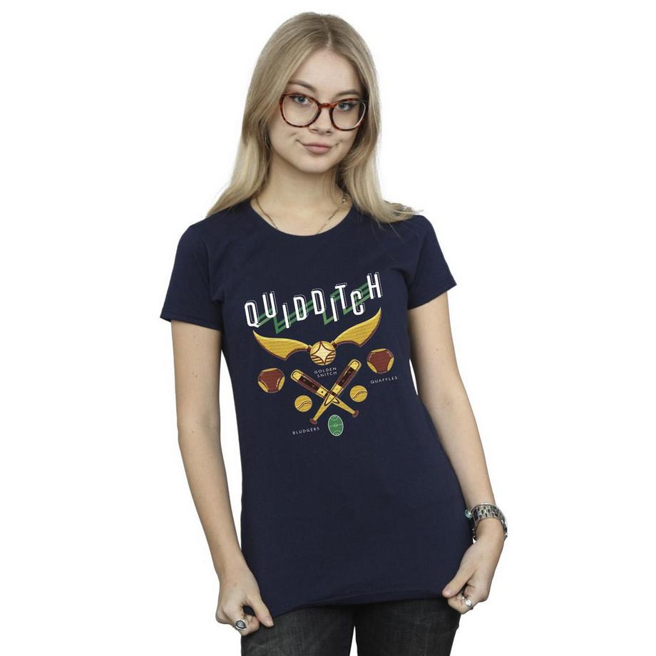 HARRY-POTTER Quidditch Bludgers Quaffles T-Shirt  