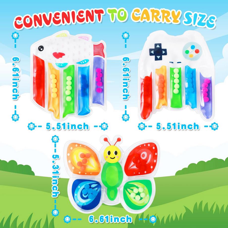 Activity-board  Sensorisches Zappelspielzeug zum Sortieren von Farben 