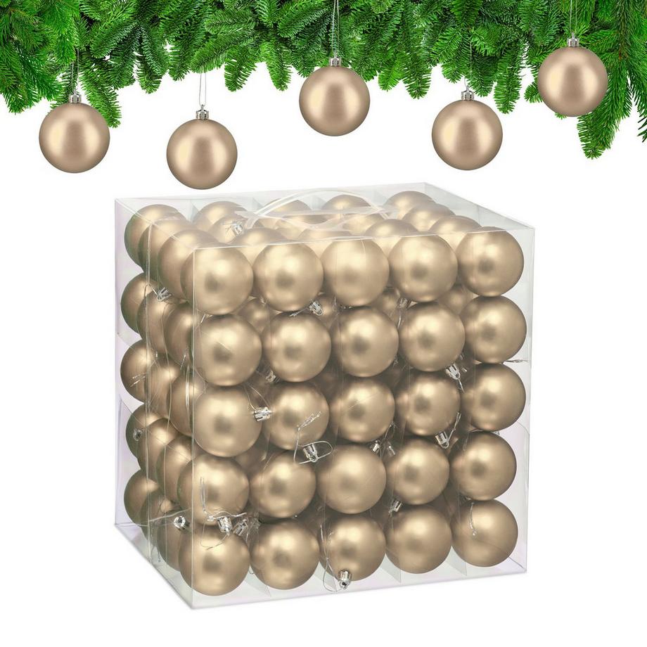 Set di palline per albero di Natale, 100