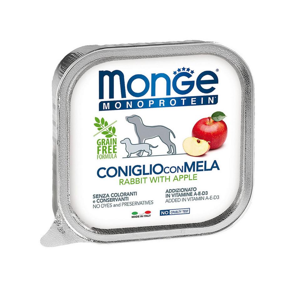 Monge  Monoprotein Rabbit und Apple - Multipack 