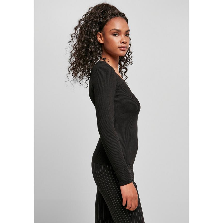 URBAN CLASSICS Maglione Donna Wide Neckline  