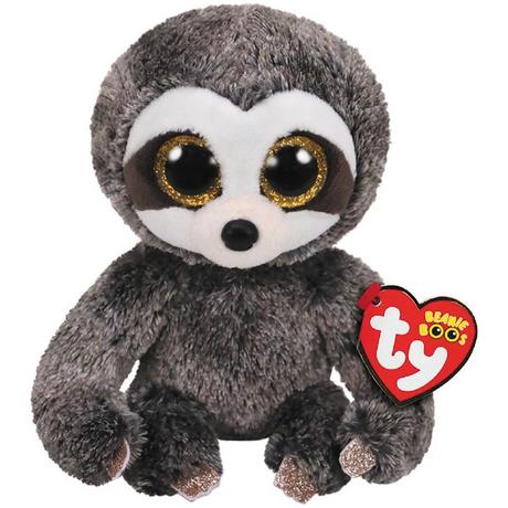 Ty Glubschi  Dangler, Faultier 15cm Beanie Boo's, Braun 