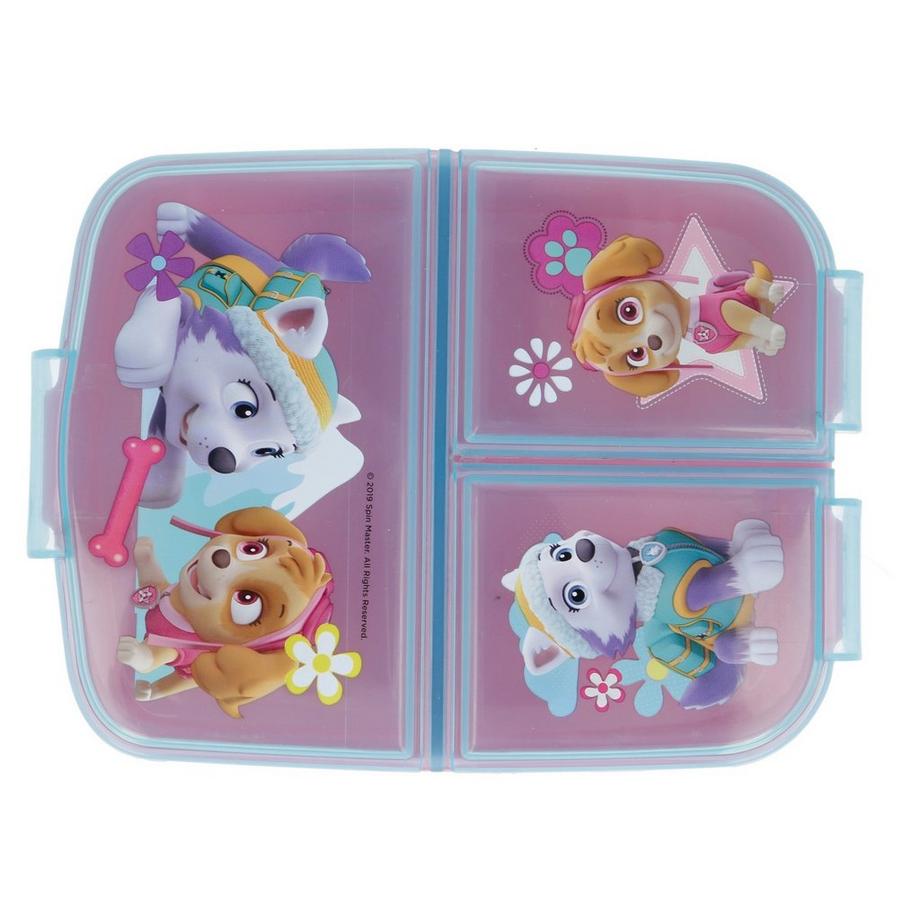 Stor Lunch Box - Multi-compartment - Paw Patrol - Skye & Everest  