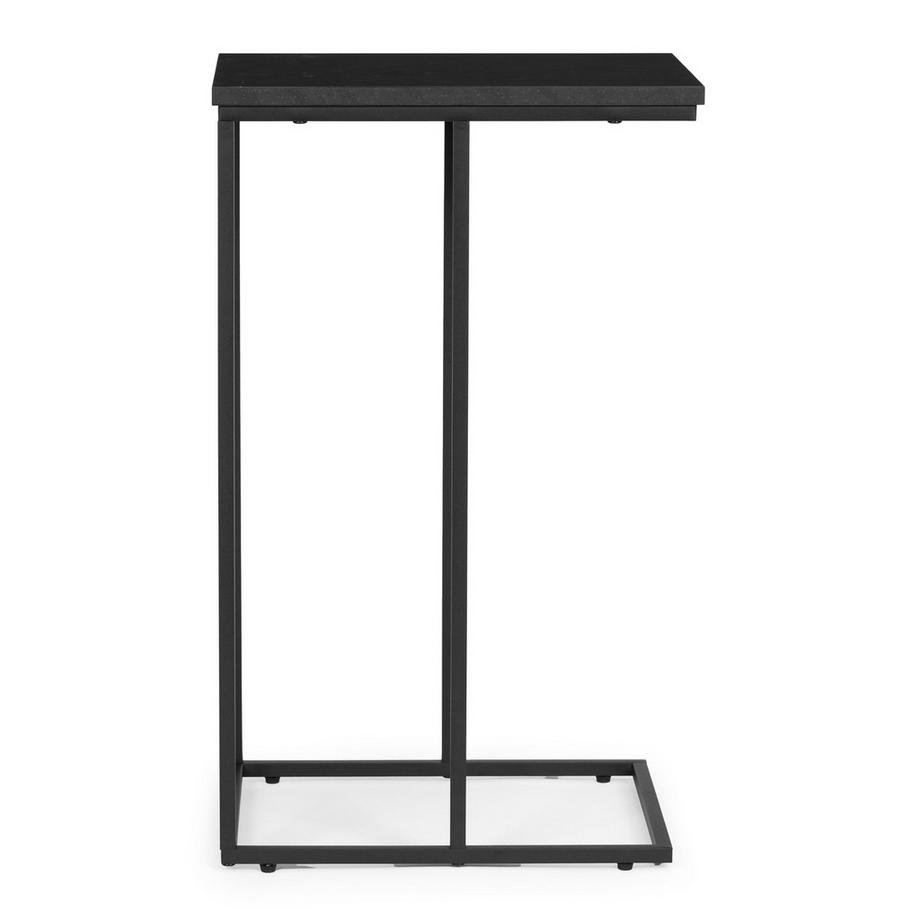 Northio Beistelltisch für Laptop, Couchtisch, C-förmig,er Marmor, ModernHome  