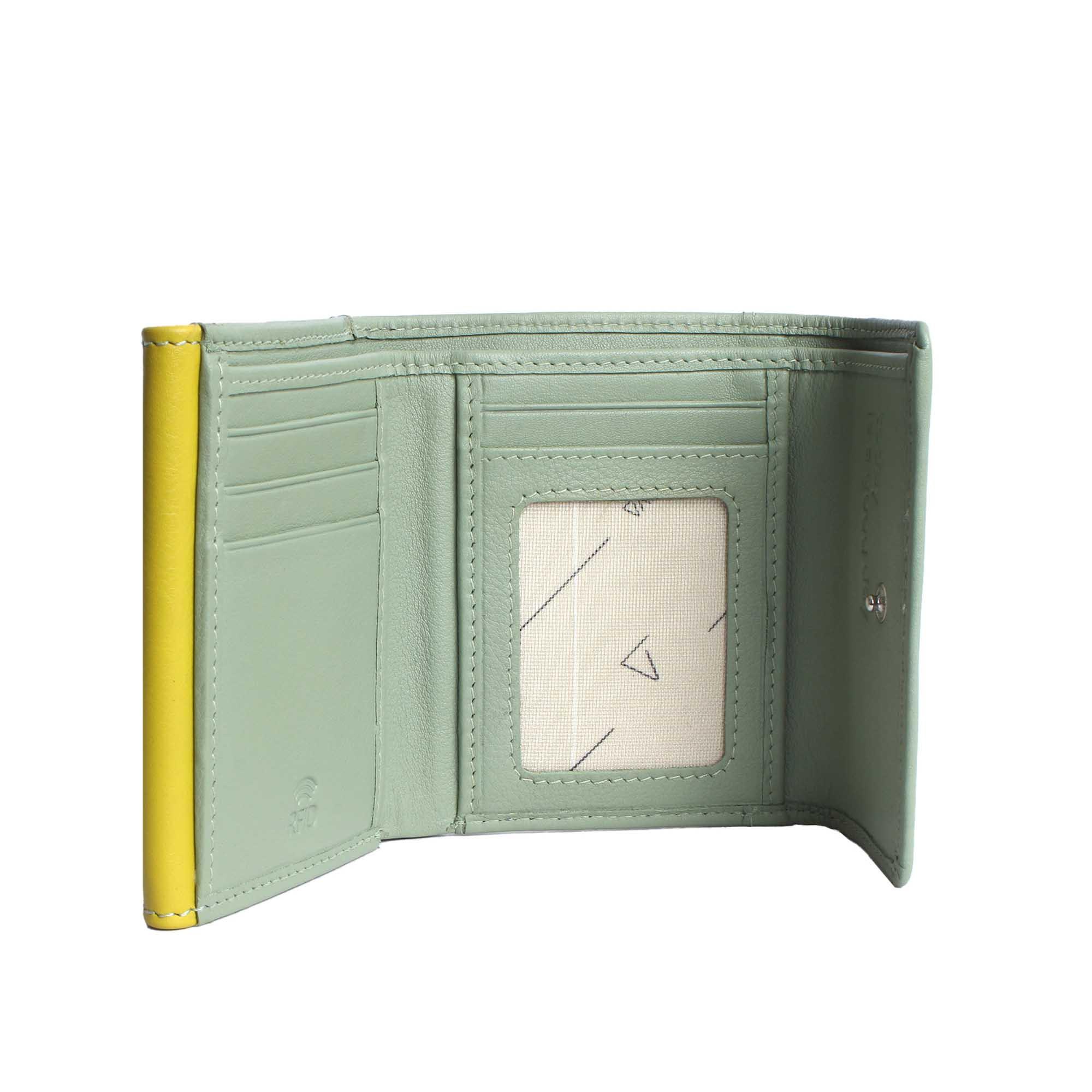 VARGU Ivena 1 Portefeuille en Cuir Véritable  