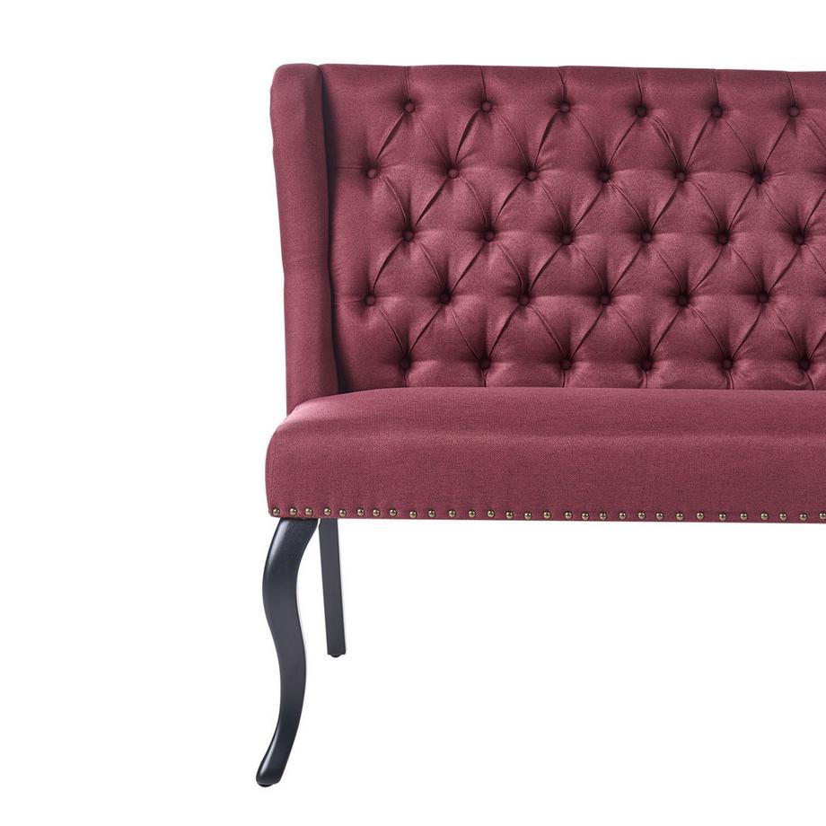 Beliani 2 Sitzer Sofa aus Stoff Retro TORSBY  