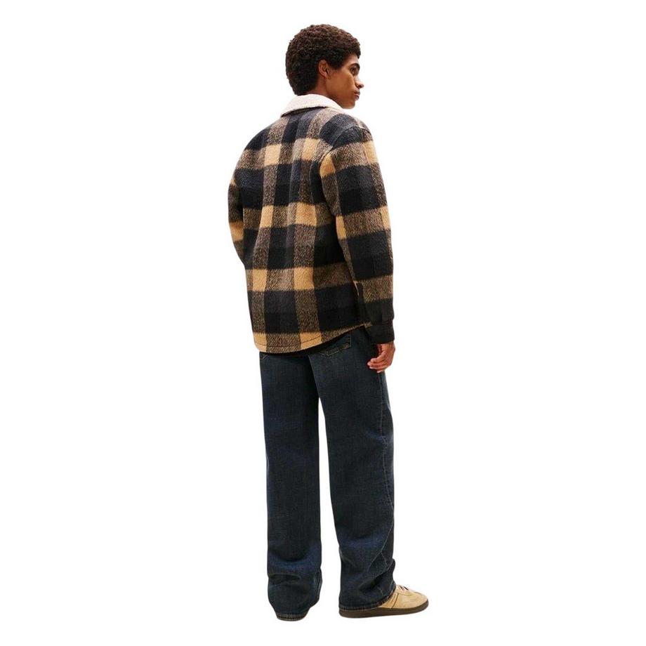 TOMMY JEANS Sopra Camicia Borg Plaid Vestibilità Regolare  