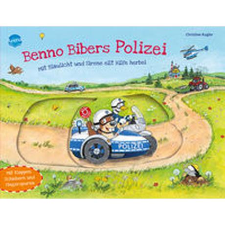 Benno Bibers Polizei - Mit Blaulicht und Sirene Kugler, Christine; Kugler, Christine (Illustrationen) Copertina rigida 