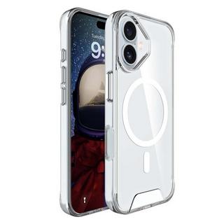 MW  Coque MagSafe pour iPhone 17 Modèle Clear Élégant Antichoc 