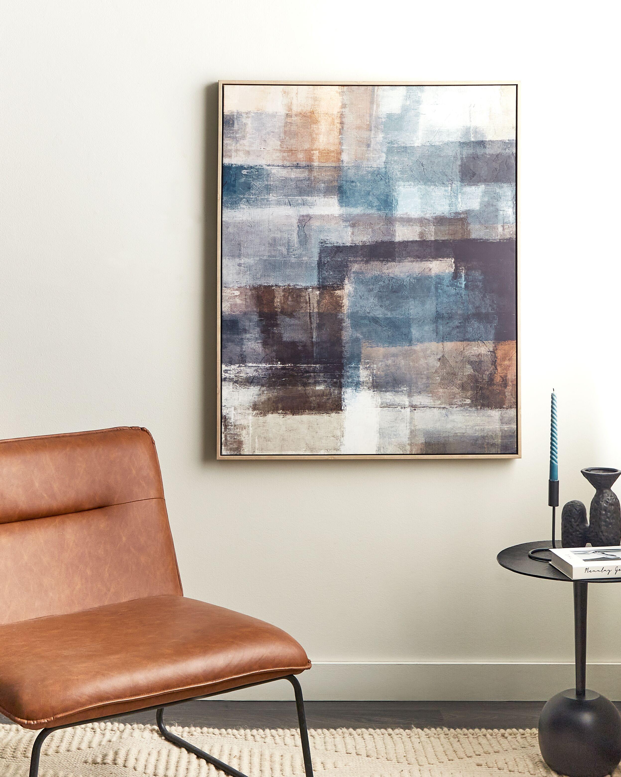 Beliani Stampa su tela en Tessuto Moderno PULSANO  