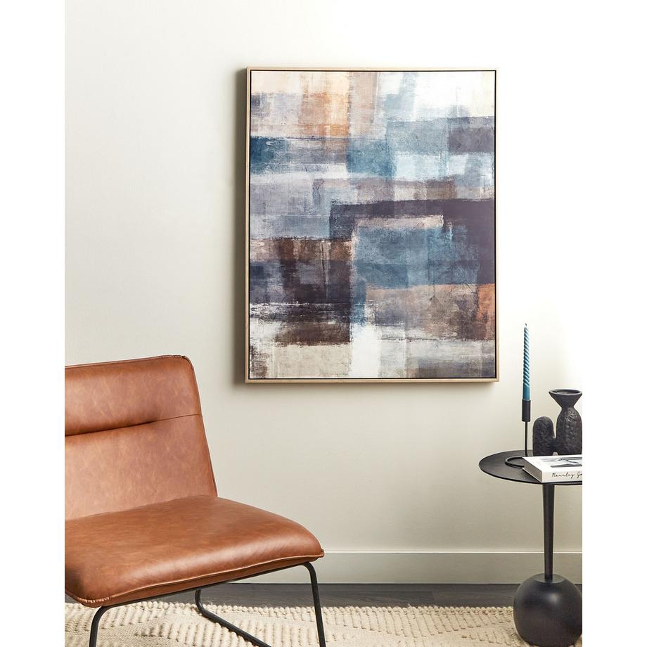 Beliani Imprimé sur toile en Tissu Moderne PULSANO  