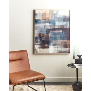 Beliani Stampa su tela en Tessuto Moderno PULSANO  