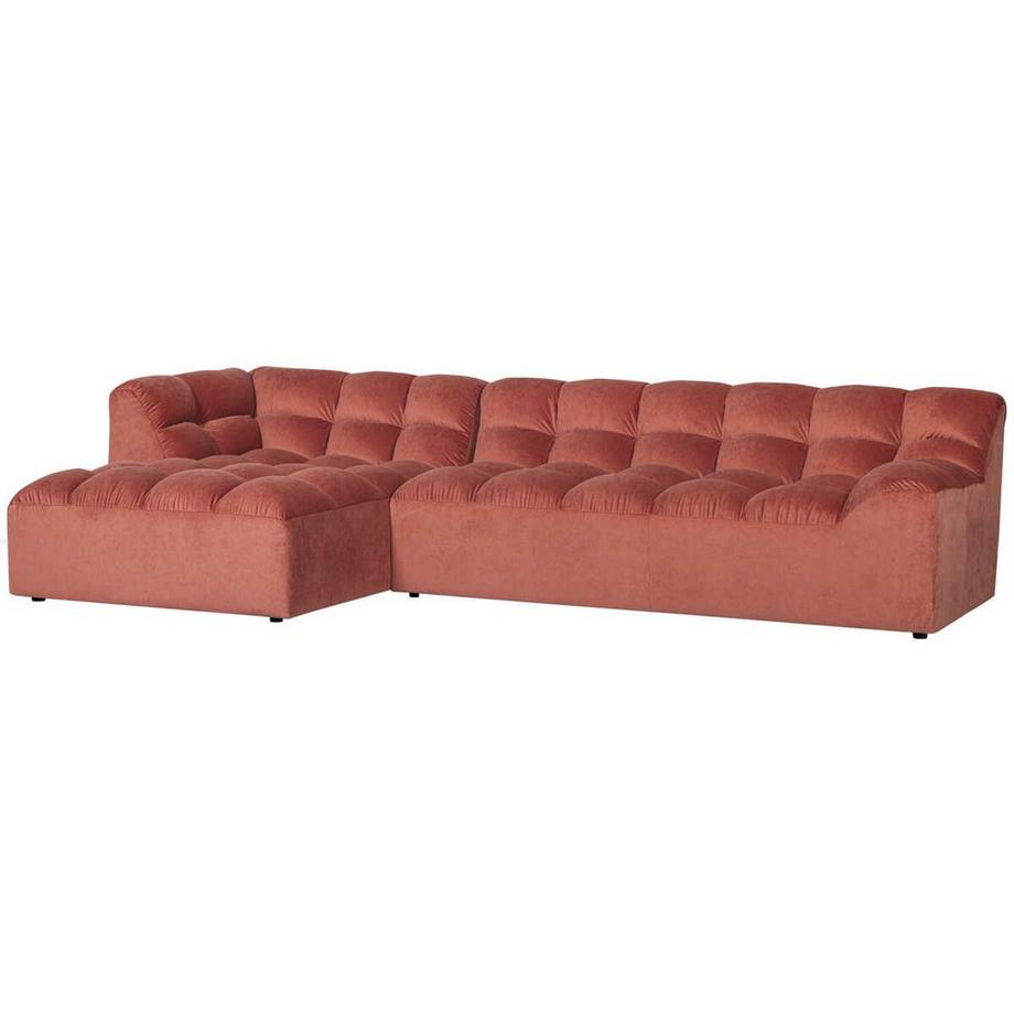 Ecksofa Allure links Washed Velvet blush 324x165
