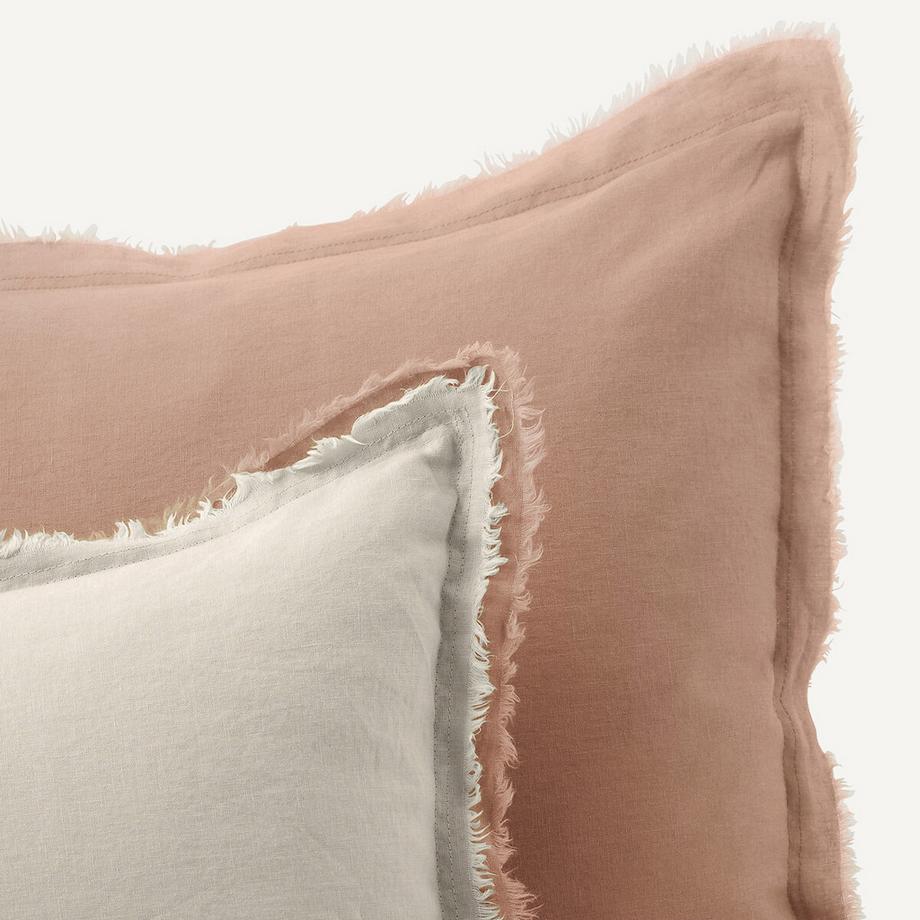 AM.PM Alhanasia Taie d'oreiller en lin lavé  