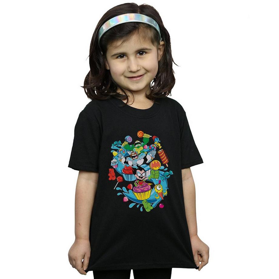 DC COMICS  Tshirt TEEN TITANS GO CANDY MANIA 