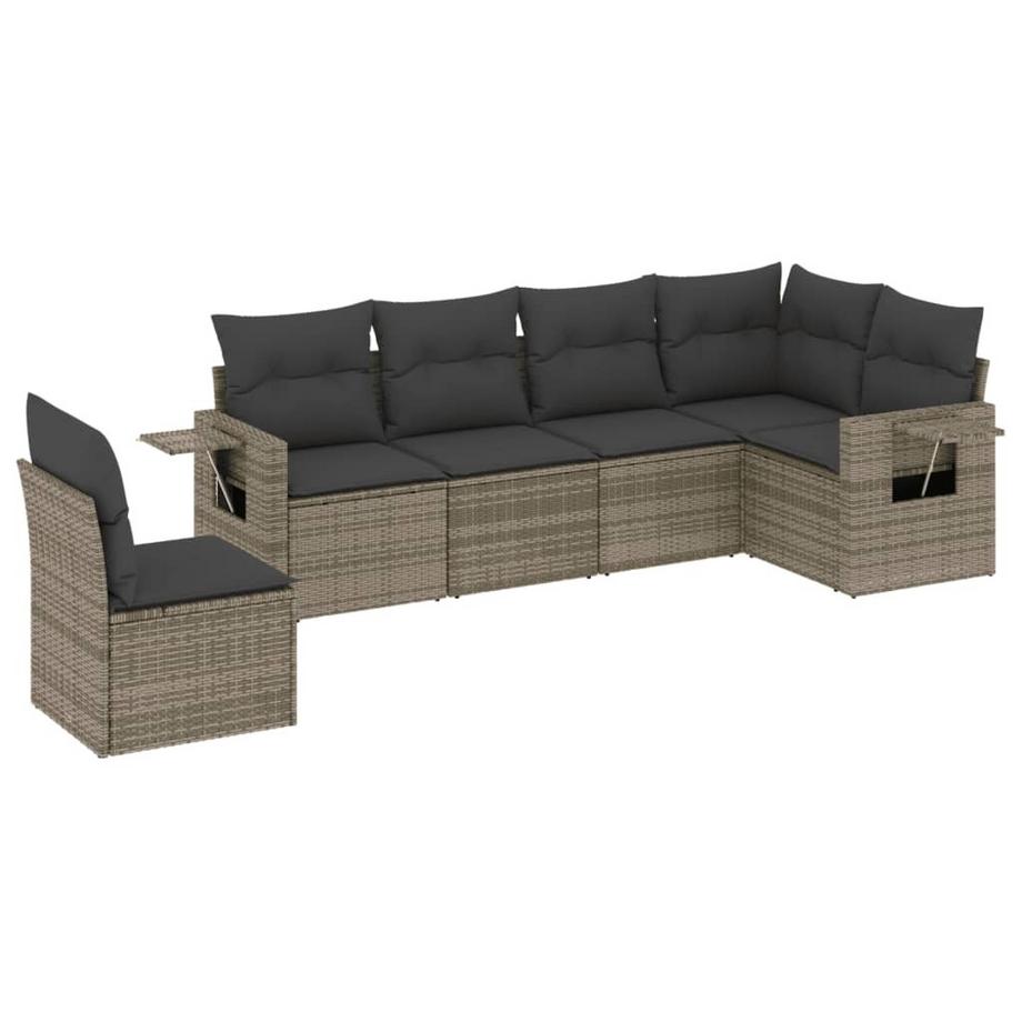 set divano da giardino Polirattan