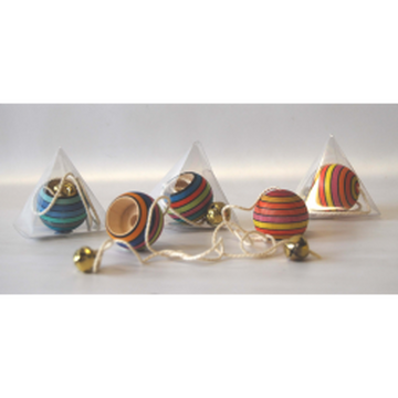 Bilboquet poquette rayé, Mader