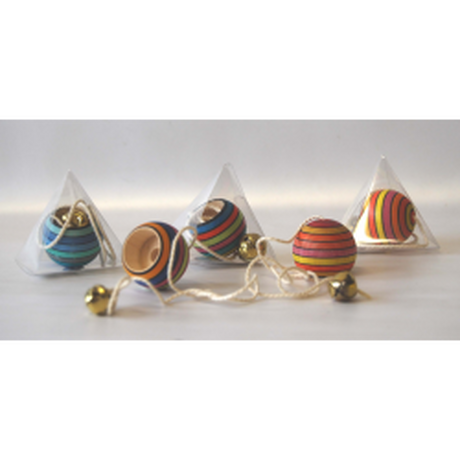 Mader  Bilboquet poquette rayé, Mader 