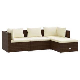 VidaXL Garten-lounge-set poly-rattan  