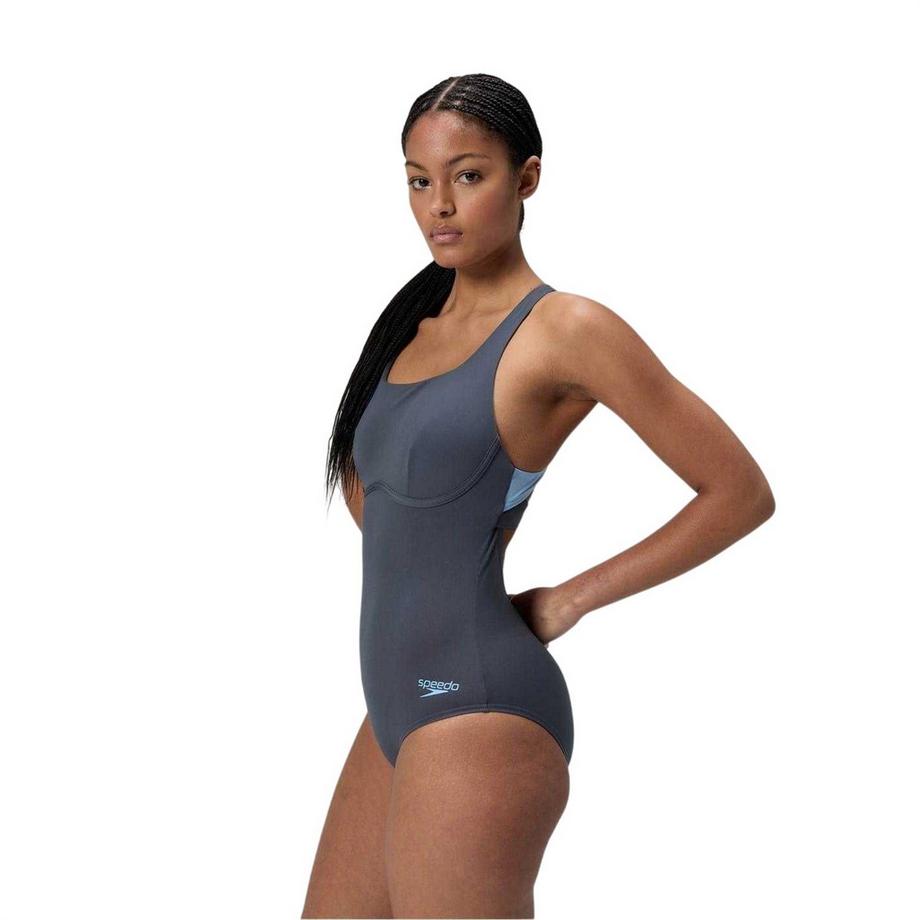 speedo Maillot De Bain Col Carré Coupe Régulière  