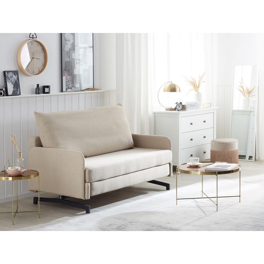 Beliani Schlafsofa aus Stoff  BELFAST  
