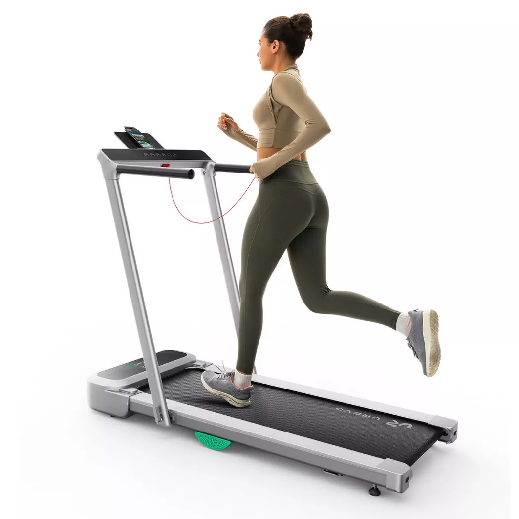 Urevo - FoldiMix 5 Pro Laufband, 120cm, Silber