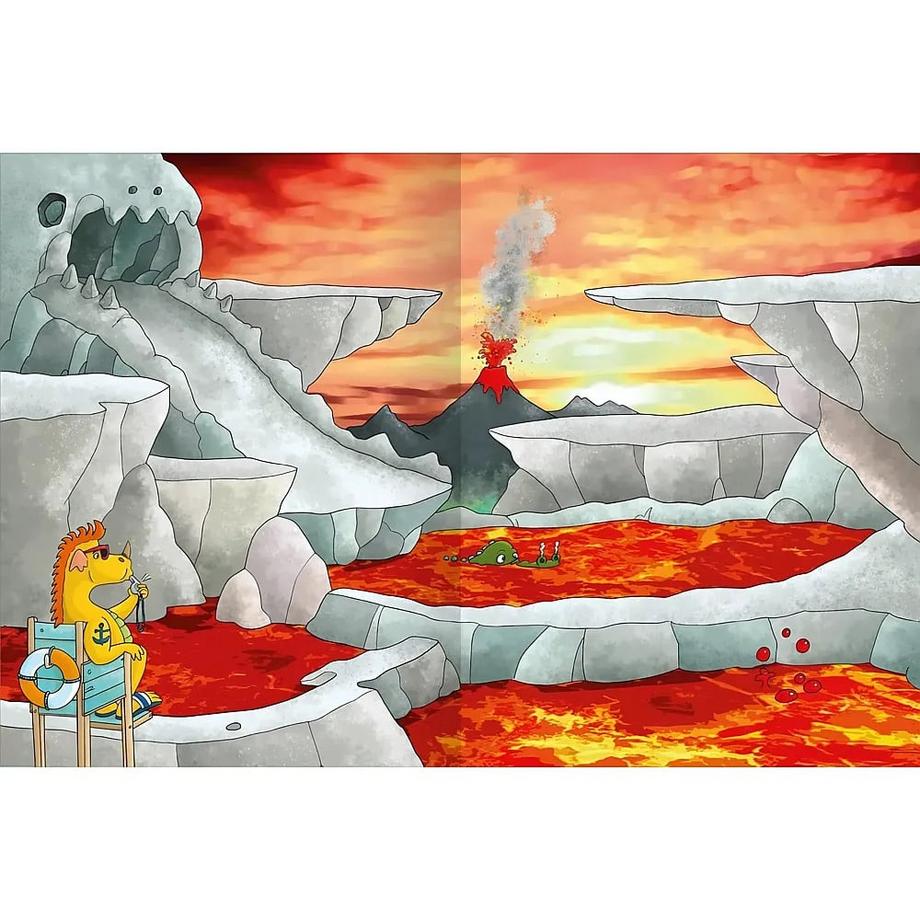 ARS EDITION  Erstes Stickern Metallic - Drachen 