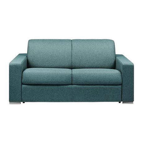 LINEA SOFA Schlafsofa 2-Sitzer Stoff - Liegefläche: 120 cm - CALITO mit Memoryschaum  