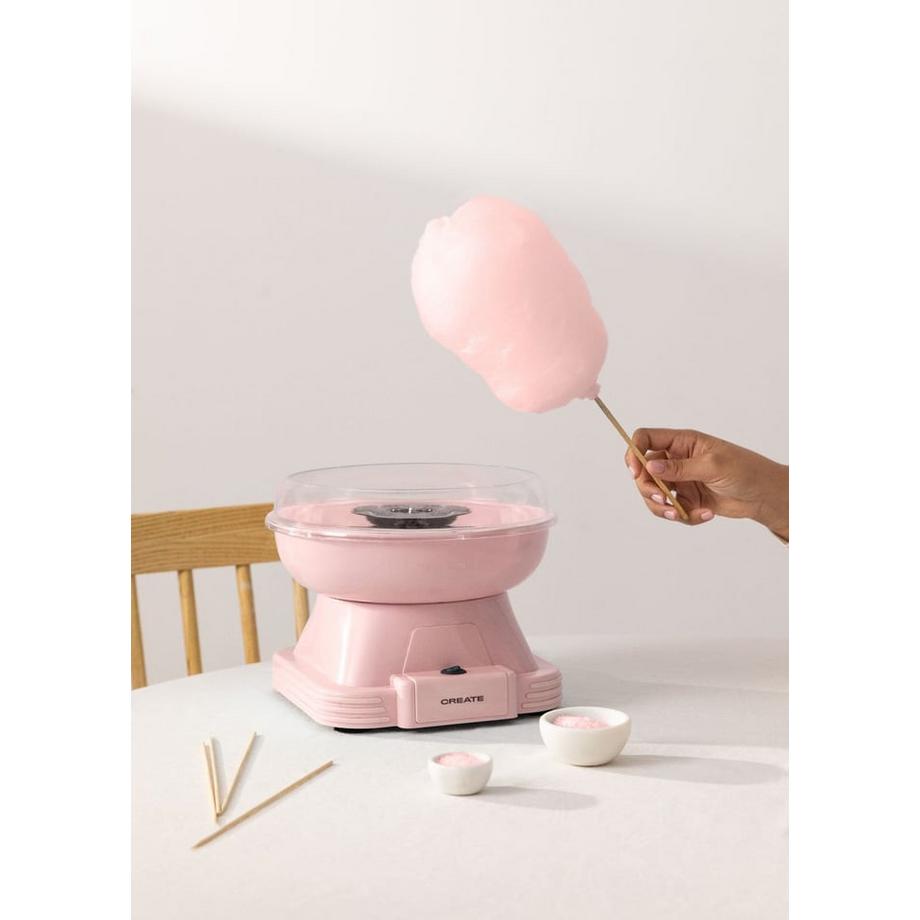CREATE  Zuckerwattemaschine Pastellrosa 