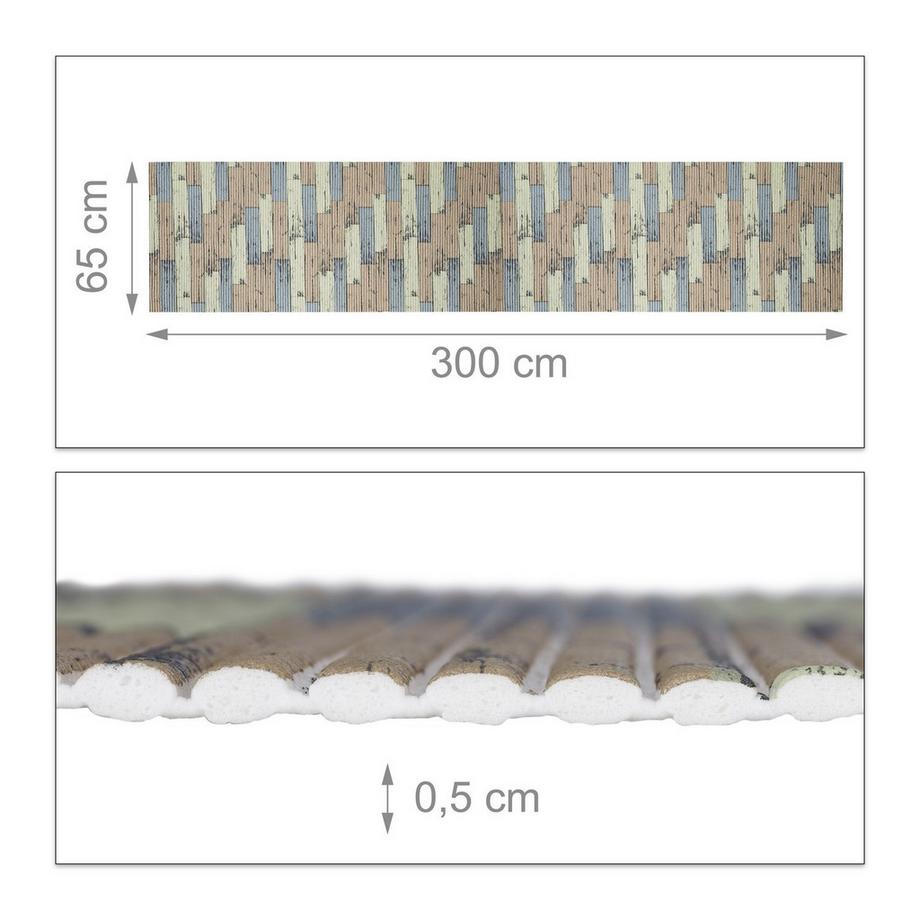 B2X Badezimmermatte aus weichem Schaumstoff  