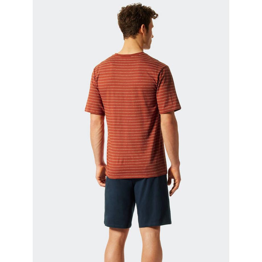 Schiesser Fashion Pigiama Rigato Scollo a V  