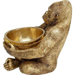 KARE Design Figurine décorative Gorilla Holding Bowl or  