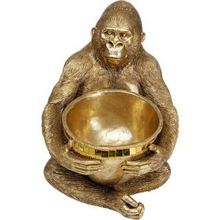 KARE Design Figurine décorative Gorilla Holding Bowl or  