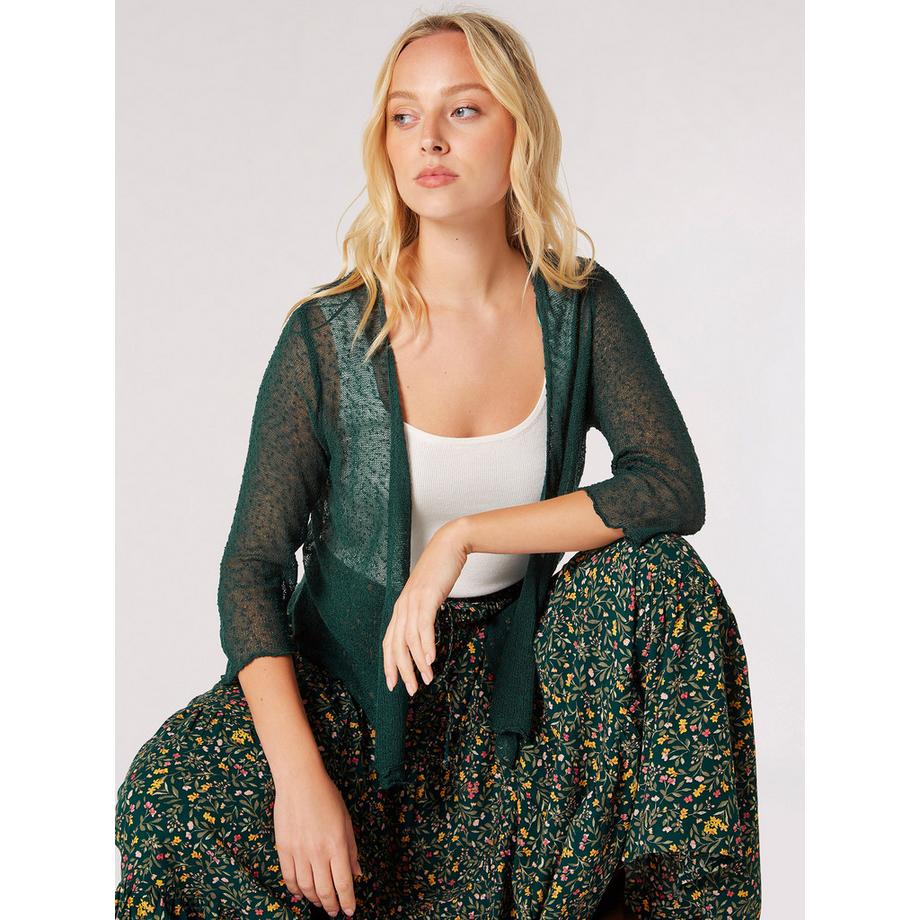APRICOT Popcorn Strickjacke  