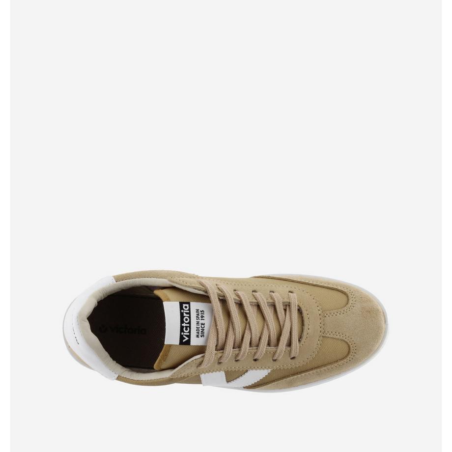 Victoria Berlin Spaltleder Nylon Monochrome Sneakers  