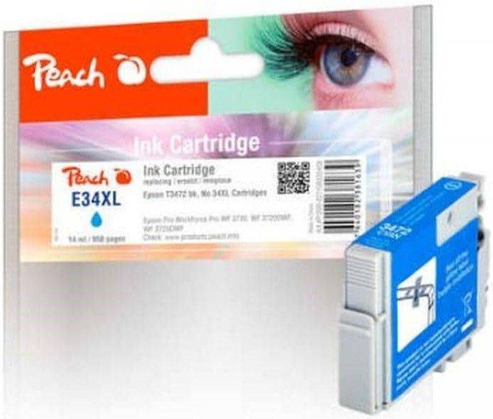 Peach  Tinte Epson T3472, No 34XL cyan 14 ml, 950 Seiten 