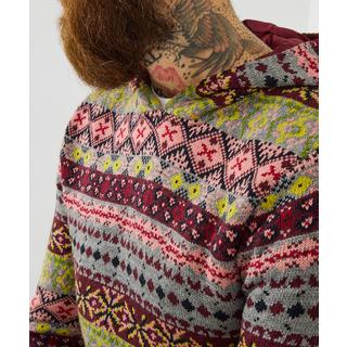 Joe Browns Hoodie Motivo Lavorato a Maglia Fair Isle  