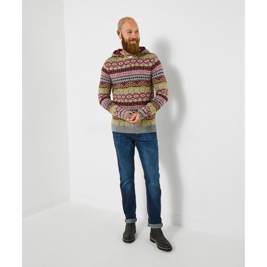 Joe Browns Hoodie Fair Isle Strickmuster  