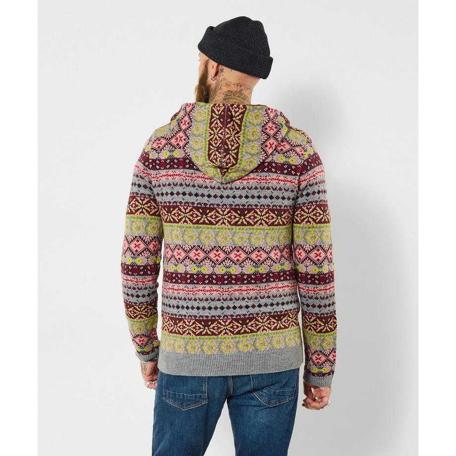Joe Browns Hoodie Fair Isle Strickmuster  