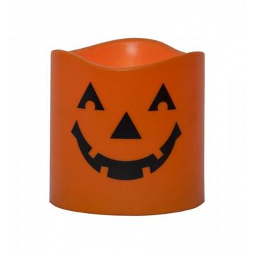 LED Pillar Kerze Halloween (15 cm)