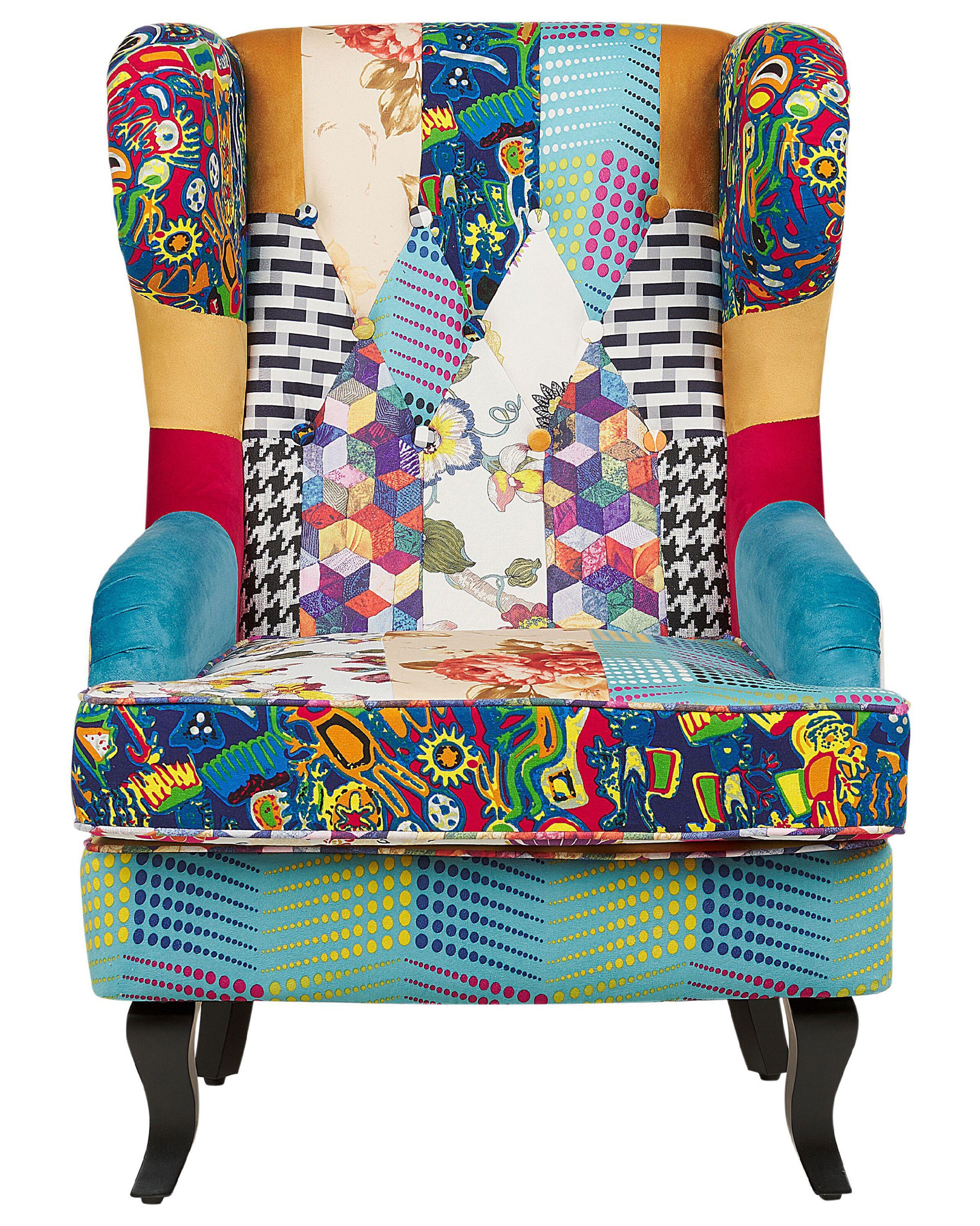 Beliani Fauteuil en Polyester Boho MOLDE  