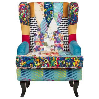 Beliani Fauteuil en Polyester Boho MOLDE  