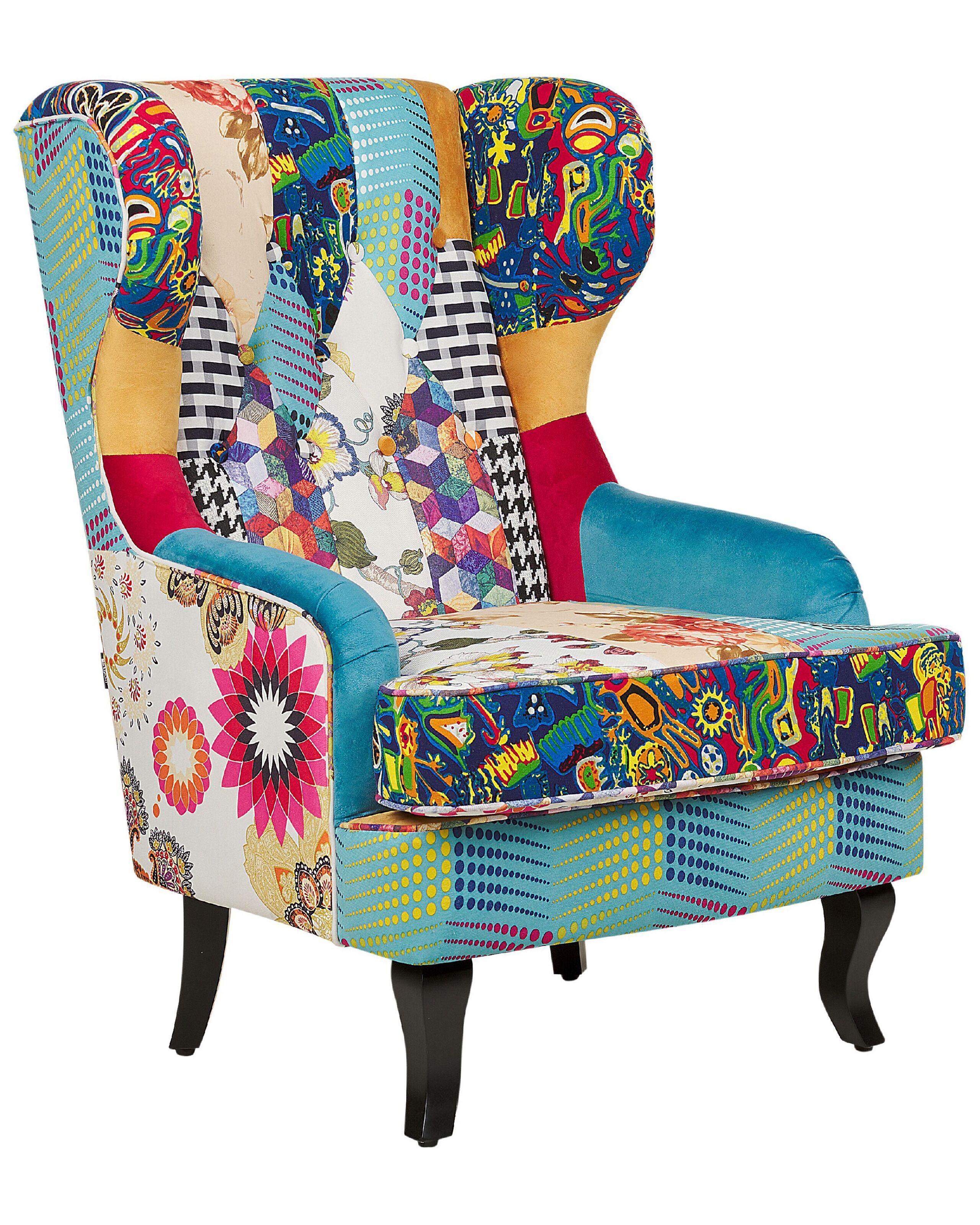 Beliani Fauteuil en Polyester Boho MOLDE  