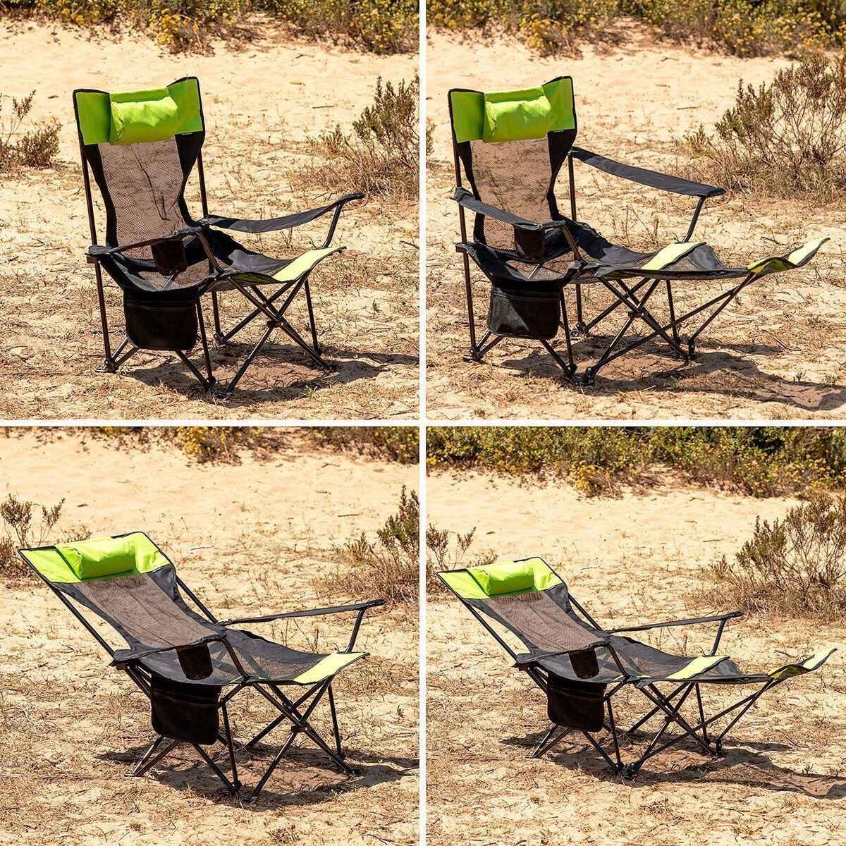 InnovaGoods  Chaise de camping pliable avec sac de transport 