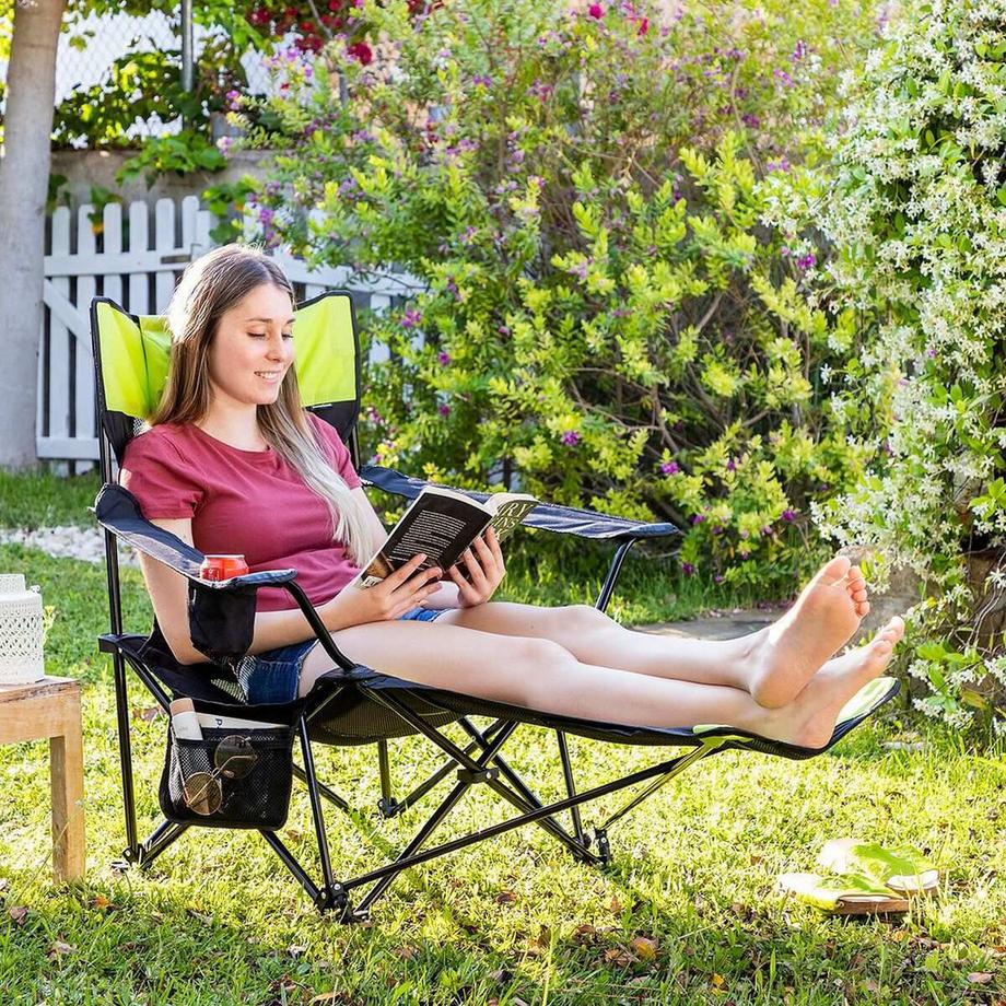 InnovaGoods  Klappbarer Campingstuhl mit Transporttasche 