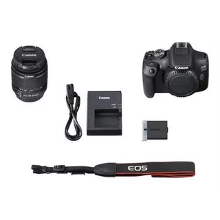 Canon  EOS 2000D DSLR Schwarz + EF-S 18-55mm f/3.5-5.6 IS II Objektiv Schwarz
