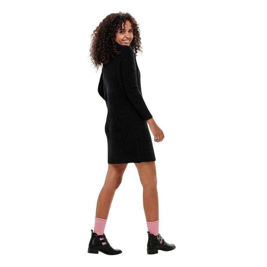 ONLY Strickkleid Wasserfallausschnitt  