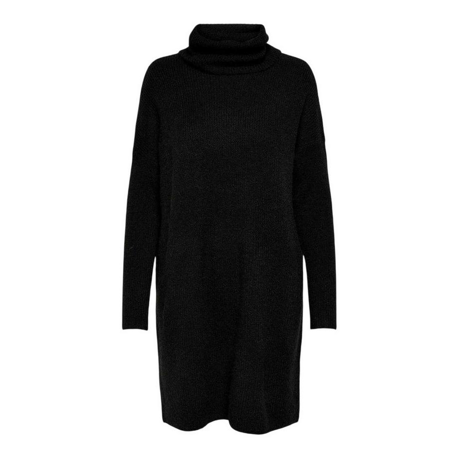 Strickkleid, Wasserfallausschnitt, Jerseyware