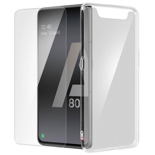 Avizar  Pack Coque + Film Galaxy A80 Transparent 