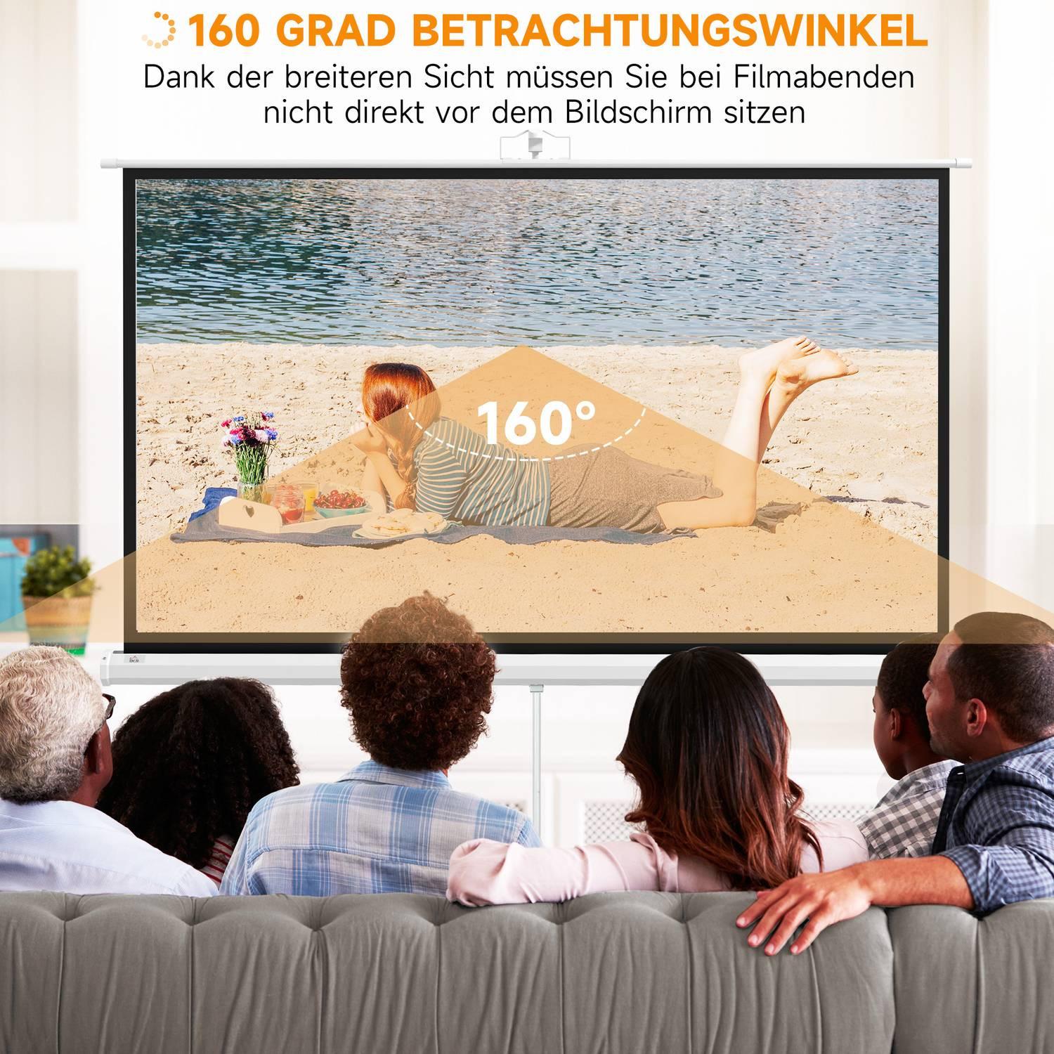 Northio  Beamer Leinwand 16:9 HD 84 Zoll 